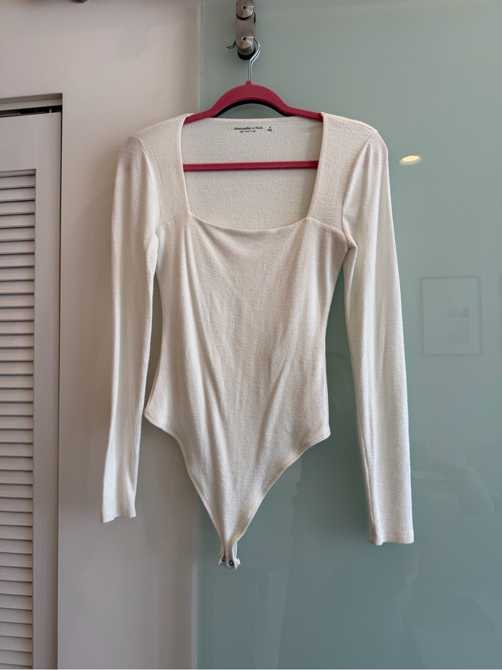 Abercrombie Soft Long Sleeve Square Neck Bodysuit